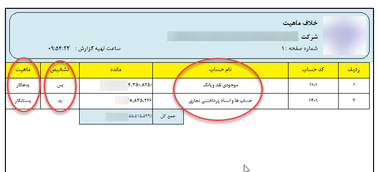 نرم افزار حسابداری