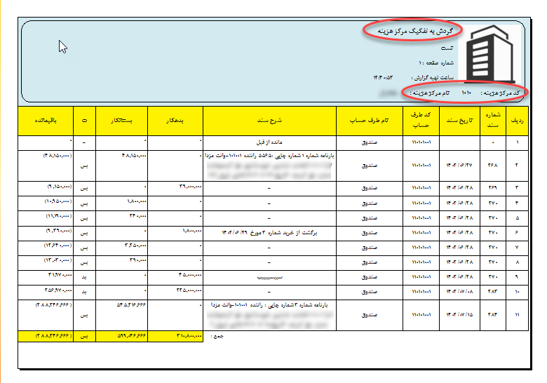 نرم افزار حسابداری