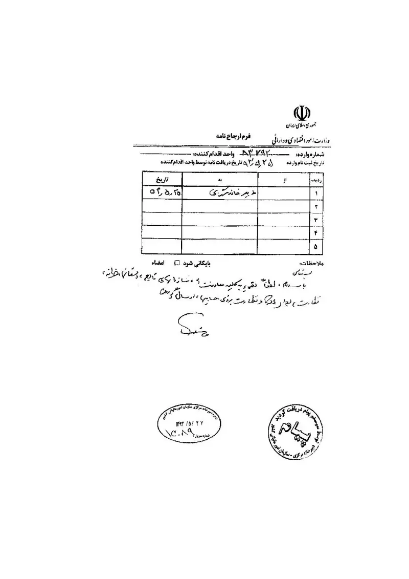 صفحهٔ اولِ پیوست: هـیات وزیران- 56917.pdf